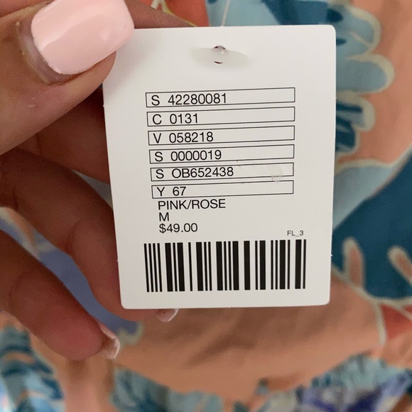 Urban Outfitters Strapless Floral Romper - Picture 4 of 4